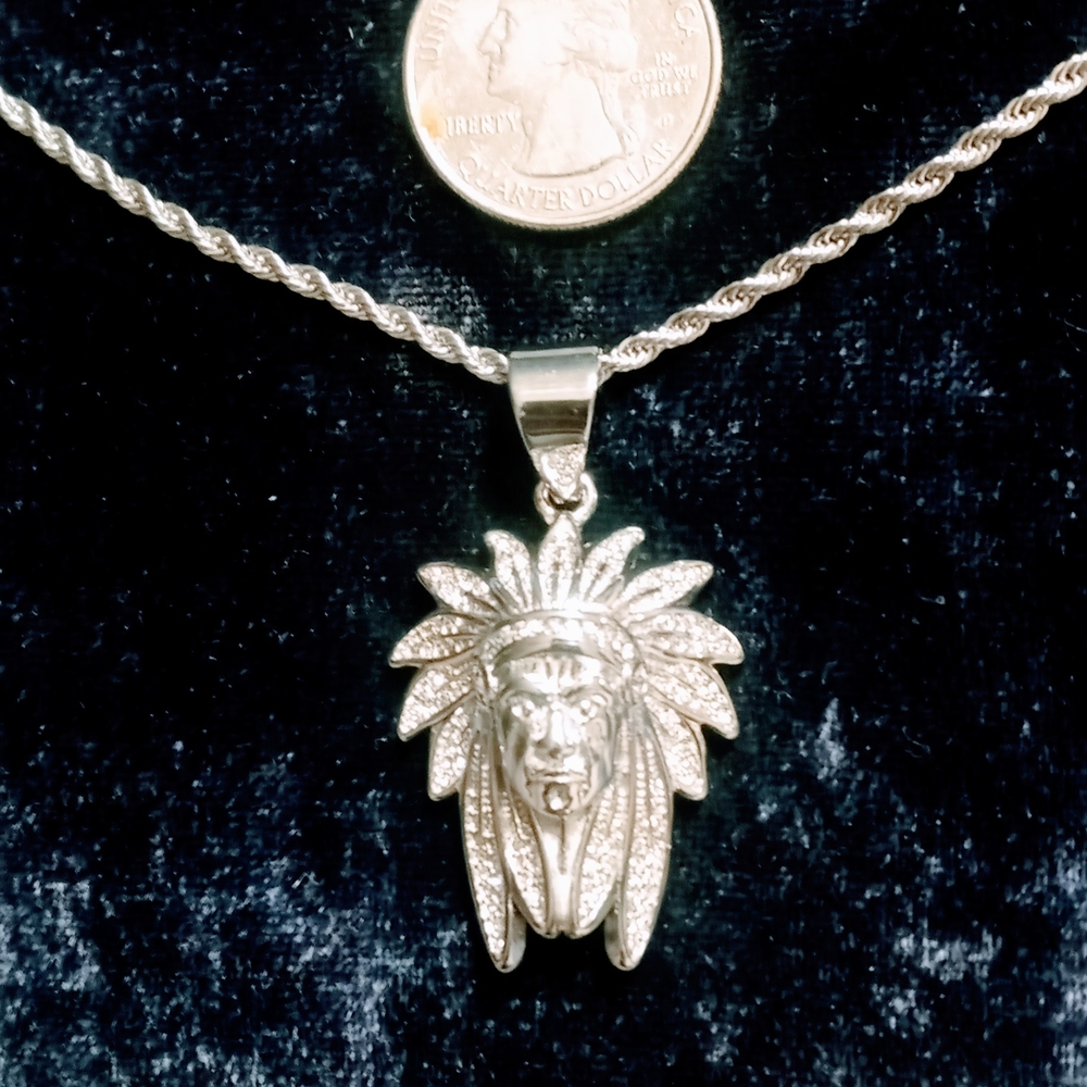Stainless steel necklace Chief design